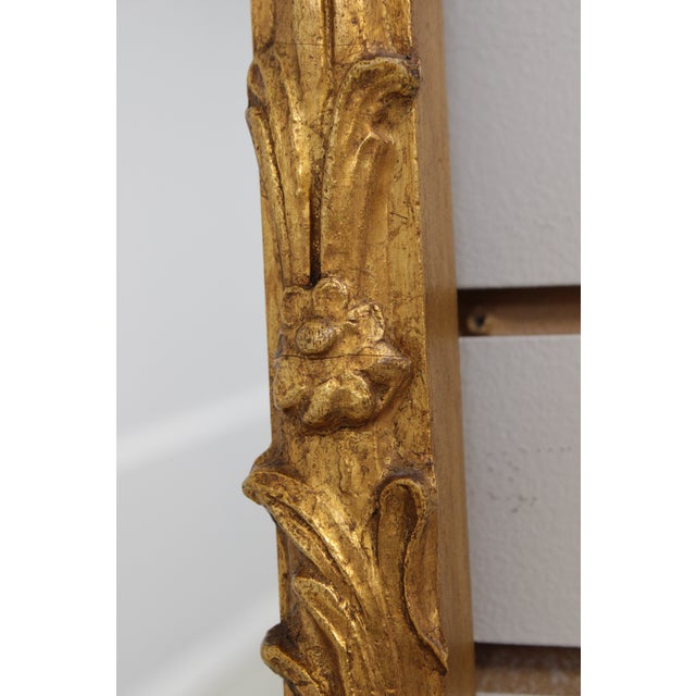 Gold Friedman Brothers Chippendale Gilt Frame Arch Top Tall Wall Mirror For Sale - Image 8 of 13