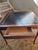 Vintage Drexel Faux Bamboo Chippendale Style Leather Top Game Table For Sale In Indianapolis - Image 6 of 14