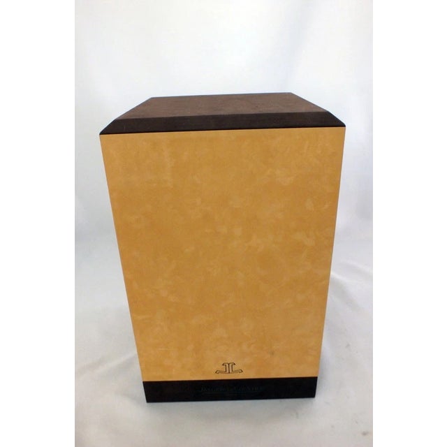 VTG Jeager Lecoultre Atmos 150th Anniversary Clock Gilt Brass Box & Glass Dome For Sale - Image 16 of 18