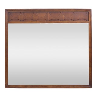 Broyhill Brasilia Mid Century Walnut Mirror For Sale