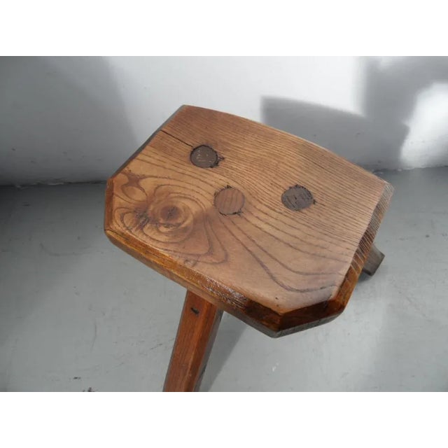 Antique Milk Stool, 1890s For Sale - Image 10 of 11