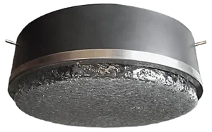 Italian Metal & Glass Flush Mount, 1960s