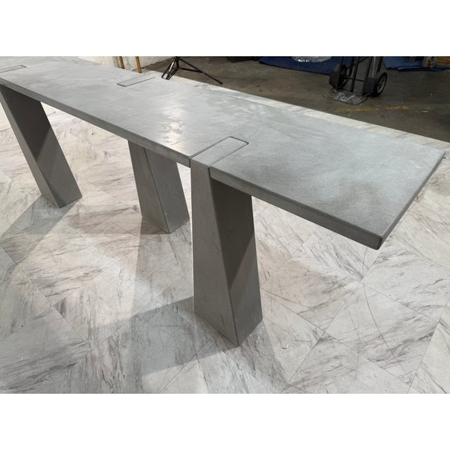 Angelo Mangiarotti '' Inca'' Series Console Table for Skipper 1970s For Sale - Image 9 of 9