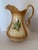 Victorian Rs Prussia Antique Lily of the Valley Porcelain Pitcher & Basin Set With Gilt Embossing For Sale - Image 3 of 10
