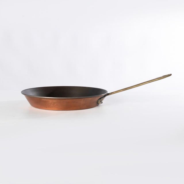 Mid 20th Century Six Piece Set of Copper Pots and Pans For Sale - Image 17 of 18
