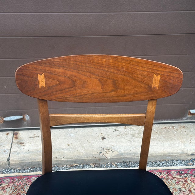 Lane Furniture Mid-Century Modern Lane Acclaim Dining Side Chairs - A Pair For Sale - Image 4 of 13