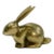 Vintage Brass Bunny Rabbit Paper Weight For Sale