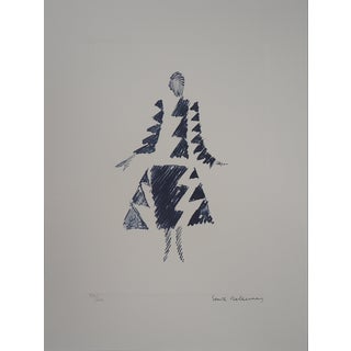 Sonia Delaunay, Robe Rythmes Triangles, Lithograph For Sale