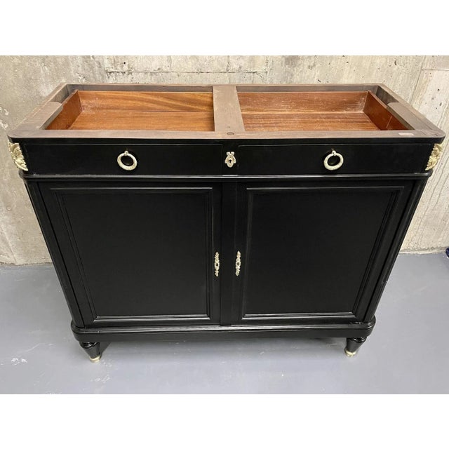 Hollywood Regency Style Commode, Chest, or High Board, Louis Xvi, Bronze, French For Sale - Image 10 of 13