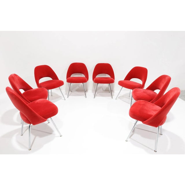 Mid-Century Modern Eero Saarinen Executive Chairs Mid Century Modern Furniture For Sale - Image 3 of 12