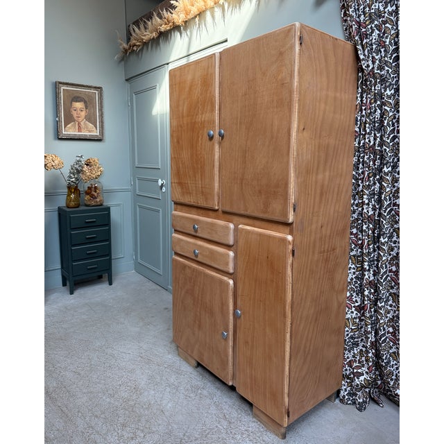 Vintage French Mado Wardrobe, 1950s For Sale - Image 8 of 15