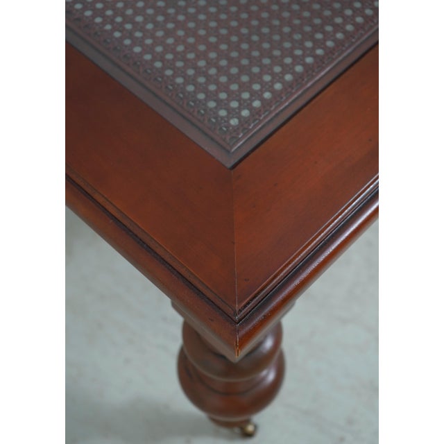 1990s Ethan Allen British Classics Cocktail Table For Sale - Image 5 of 14