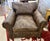 Transitional Restoration Hardware Lancaster Brown Leather Large Reading Chair For Sale - Image 3 of 10