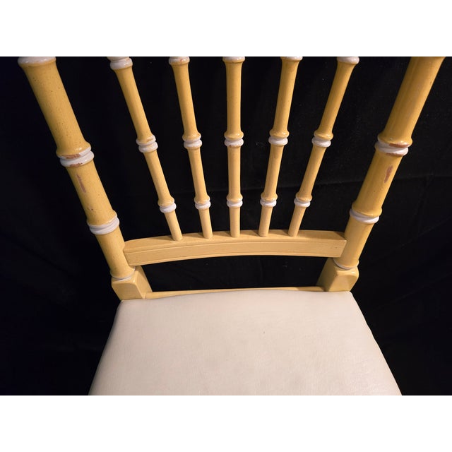 Thomasville Allegro Mid-Century Modern Faux Bamboo Corner Desk Set With Chair For Sale - Image 13 of 17