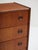 Mid-Century Modern Tall Vintage Danish Teak Chest of Drawers, 1960s For Sale - Image 3 of 11