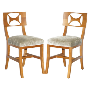 Set of Cherrywood Side Chairs from Hermes, Paris