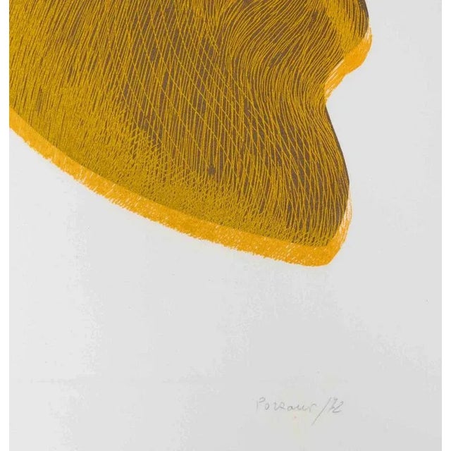 Modern Giacomo Porzano, Gold Profile, Profilo d' oro, Etching, 1972 For Sale - Image 3 of 5