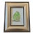 1970’s Original Watercolor Painting of a Pear Tabletop Framed For Sale