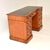 Victorian Satinwood Pedestal Desk with Leather Top, 1860s For Sale - Image 3 of 11