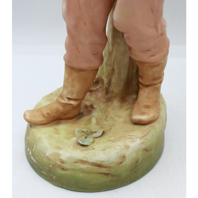 1912-1918 Pair of Royal Dux Bohemia Porcelain Figures For Sale - Image 12 of 12
