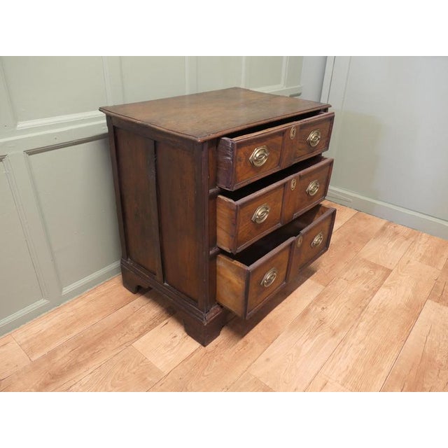 2000 - 2009 Antique Country Elm Chest of Drawers, 1700s For Sale - Image 5 of 8