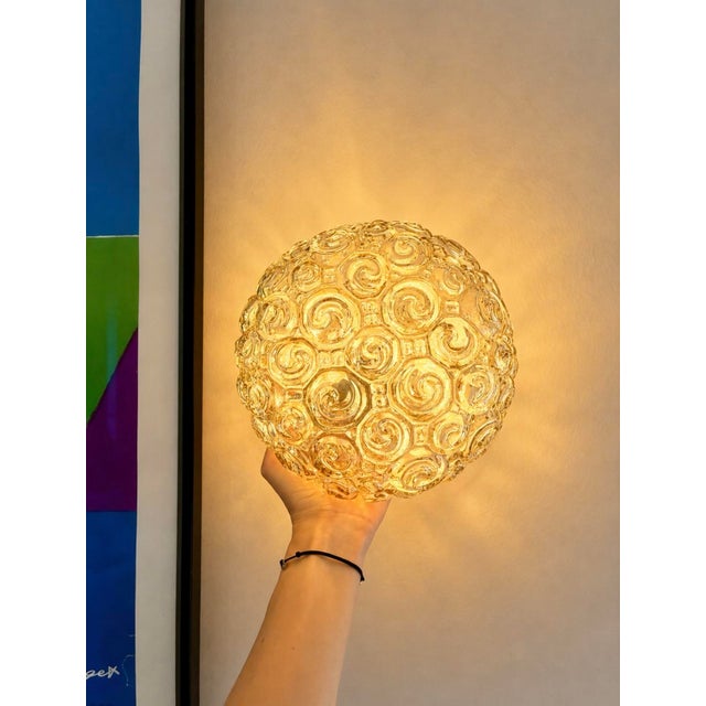 Amber Bubble Wall Lights, 1960s, Set of 3 For Sale - Image 6 of 6