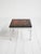 "Etna" coffee table with artistic resin top and lacquered metal base. Designed by Jean René, 1970s. The "Etna" coffee...