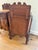Wood Pair of Antique American Victorian Rococo Revival Figured Walnut Marble-Top Bedside Cabinets, Circa 1870 For Sale - Image 7 of 12