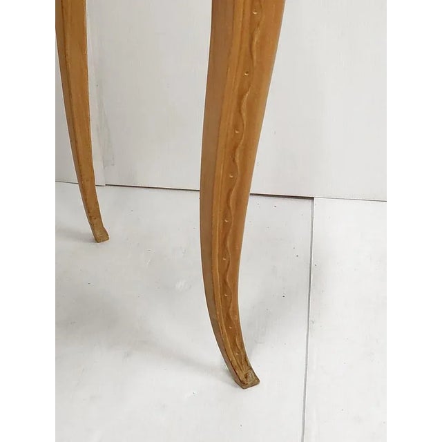 French Varnished Birch Bedside Tables in the style of René Prou, 1940s, Set of 2 For Sale - Image 10 of 13