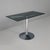 Italian Modern Coffee Table in Steel and Rectangular Smoked Glass, 1970s For Sale - Image 12 of 12