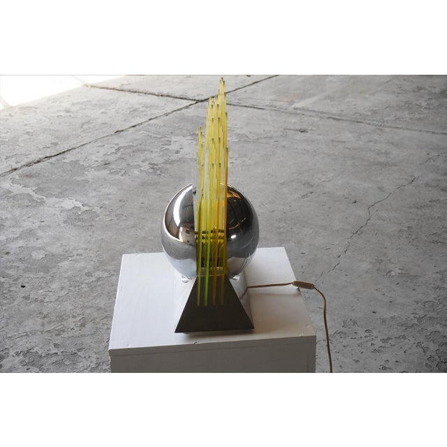 Sfera Table Lamp by Sergio Giobbi and Patrizia Innocenti for Metalmobili, Italy, 1970s For Sale - Image 9 of 11