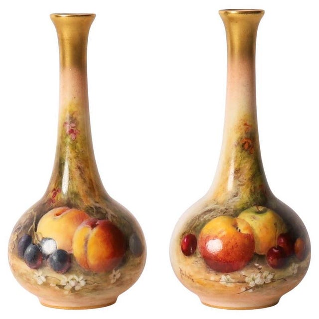 Miniature Vases by William Ricketts for Royal Worcester, 1920s, Set of 3 For Sale - Image 9 of 9