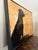 Original 2004 mixed media painting Loyal by American contemporary artist Ashley Collins. Executed in oil, mixed media,...
