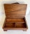 Mid 20th Century Hand-Made Signed Art Deco Wood Jewelry Accessory Box For Sale - Image 4 of 13