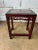 Chinese Hardwood Marble Inserted Side Table. For Sale - Image 4 of 8