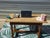 Oak Desk with 2 Drawers, 1930s For Sale - Image 14 of 18