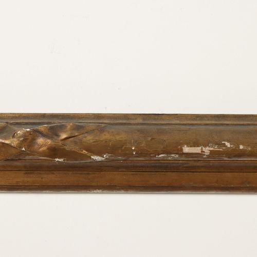 Goldenrod Antique Frame Baroque Style Fir Gilded Frame For Sale - Image 8 of 14