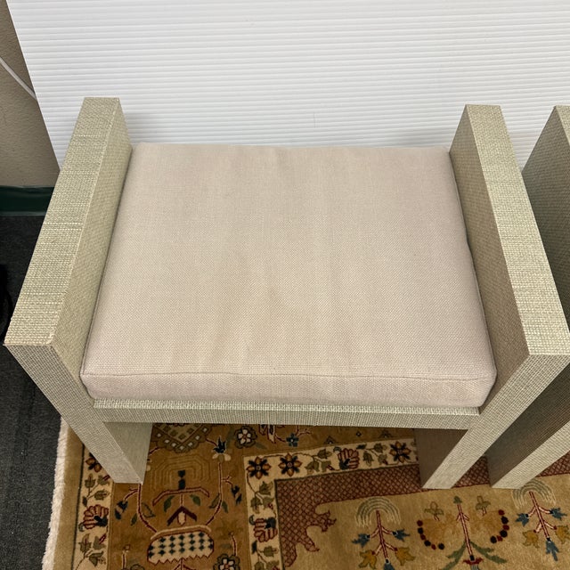 Early 21st Century Megan Molton H Benches, Pair For Sale - Image 5 of 12