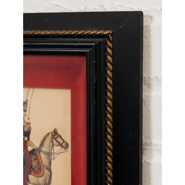 Early 20th Century Lithograph of Prussian Horse and Soldier For Sale In Los Angeles - Image 6 of 9