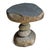 Contemporary River Rock Stack Outdoor Side Table Stool For Sale - Image 3 of 7