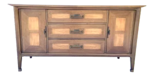 1960’s Walnut Server by White Furniture Co., American Made.