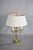 Vintage French Bouillotte Lamp in Gilt Brass, 1950s For Sale - Image 4 of 10