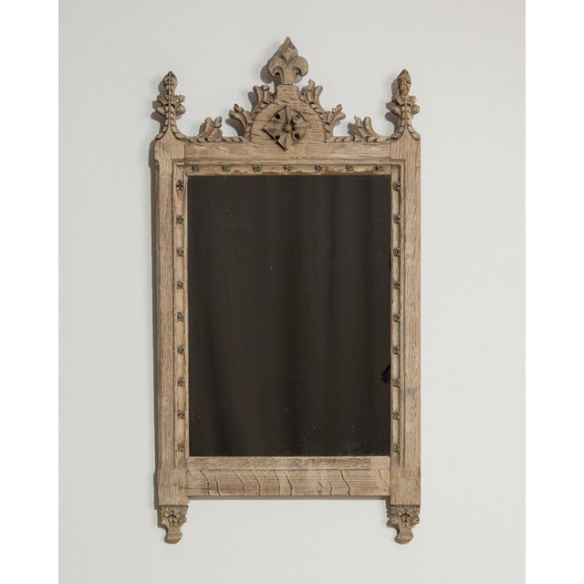 19th Century France Tan Wood Mirror For Sale In Greensboro - Image 6 of 10