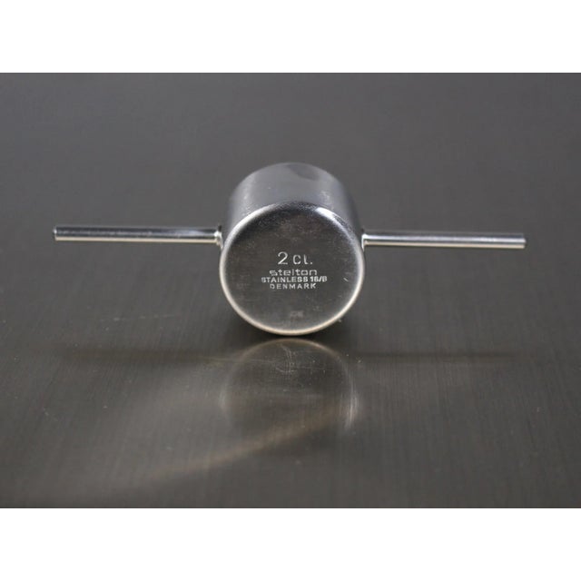 Arne Jacobsen Arne Jacobsen for Stelton Cylinda Line 1 Oz. Stainless Steel Jigger For Sale - Image 4 of 5