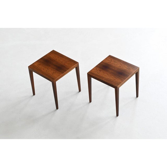 Vintage Danish Side Tables in Rosewood by Severin Hansen, 1960, Set of 2 For Sale - Image 17 of 18