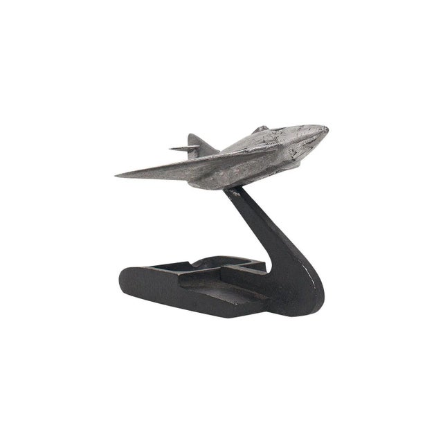 Circa 1960 Jet Plane English Alloy Desk Ornament For Sale - Image 13 of 13