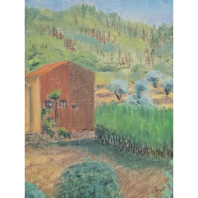 Plastic Isabelle Pardoe, View to the Sea, 2000s, Oil & Acrylic on Canvas For Sale - Image 7 of 9