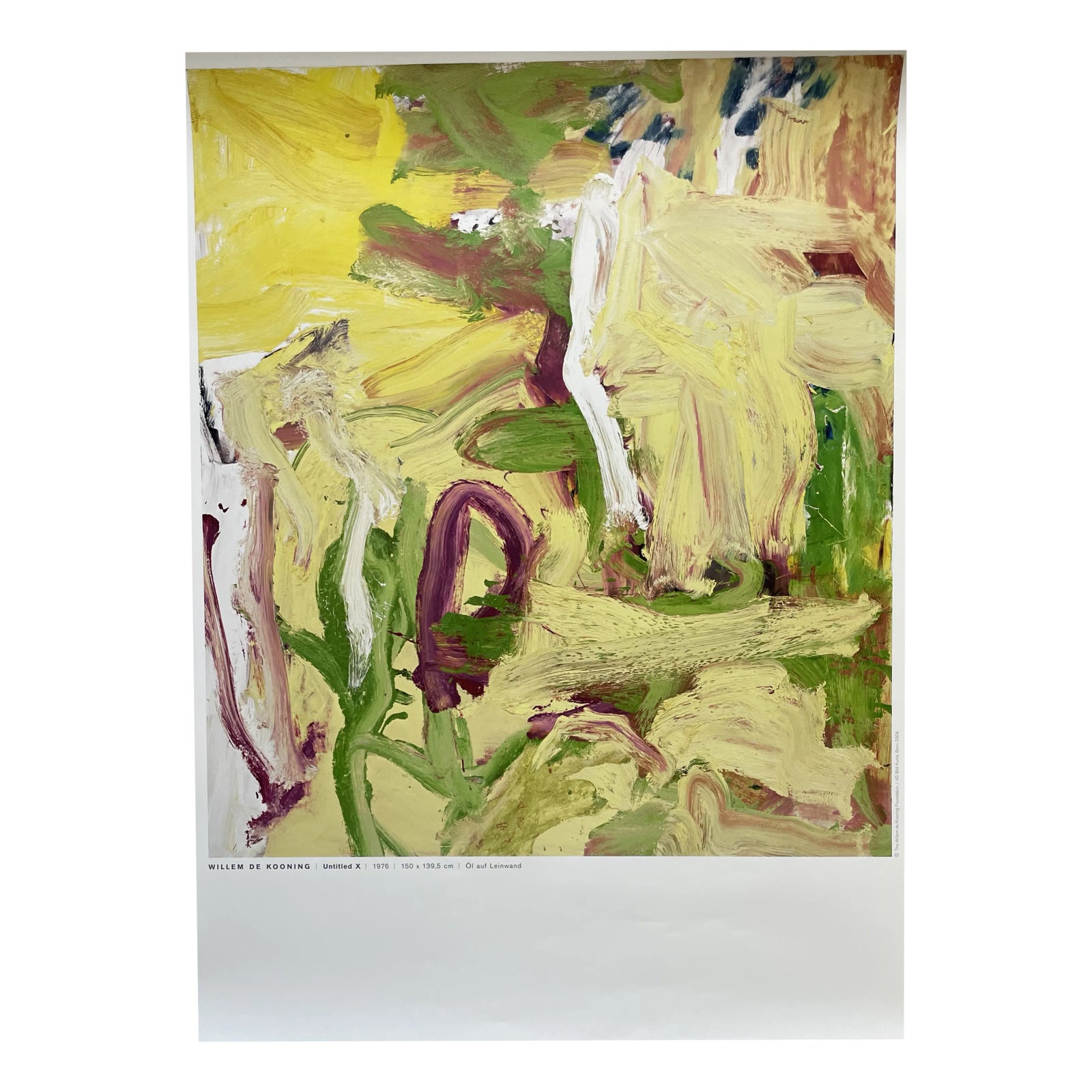 Willem De Kooning, Untitled X, 1976 / 2004, Print | Chairish
