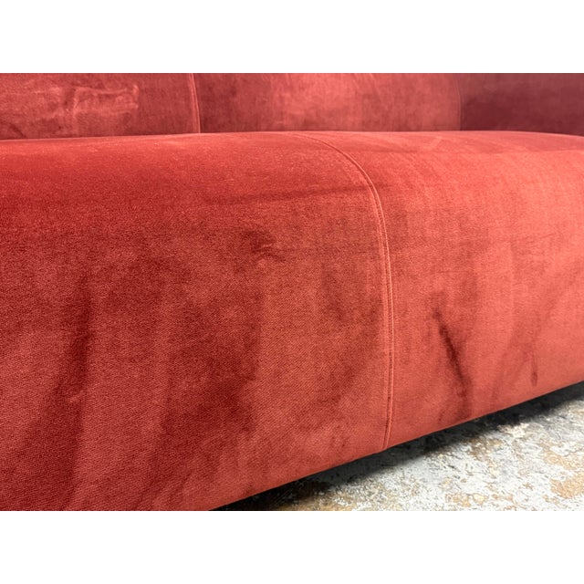 Room & Board Ada Velvet Sofa For Sale - Image 10 of 12
