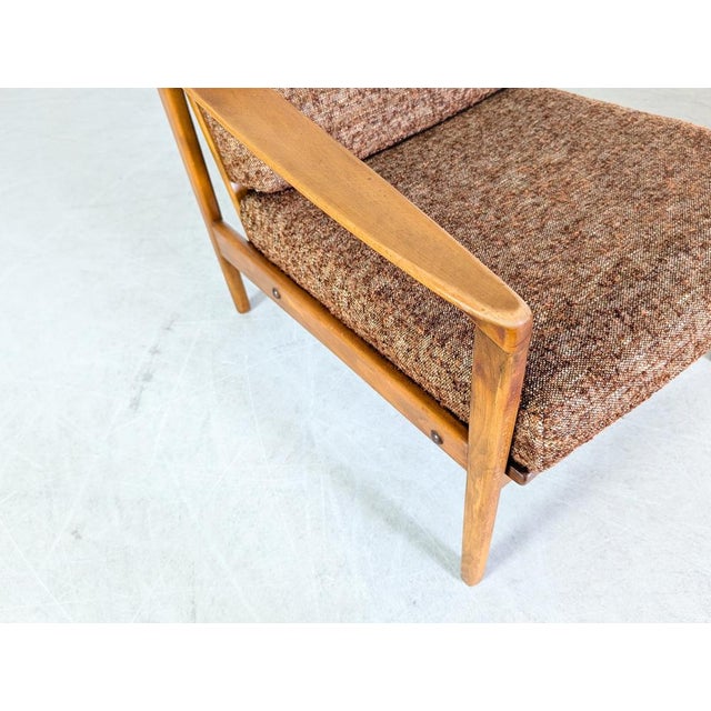 Mid-Century Easy Chairs in Walnut, 1970s, Set of 2 For Sale - Image 10 of 12